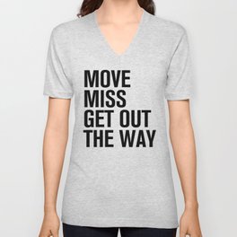 HIP HOPOLITELY // Move V Neck T Shirt