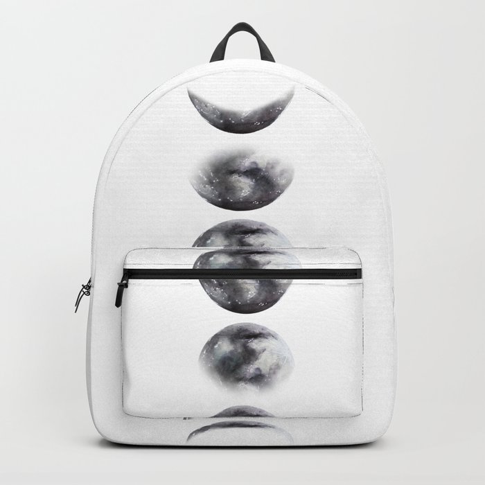 Moon Phases Watercolor Painting Backpack By Ccartstudio Society6