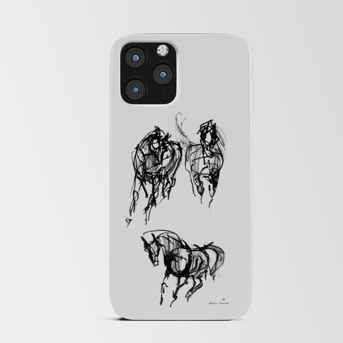 Horses (Trio) iPhone Card Case