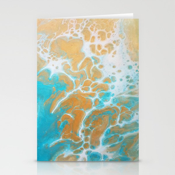 Ocean Marble Stationery Cards