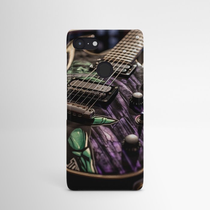Comic Book Electric Guitar - Oil Style Android Case