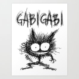 GabiGabi Monster Art Print