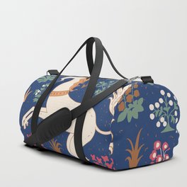 Magical Medieval Unicorn Forest Duffle Bag