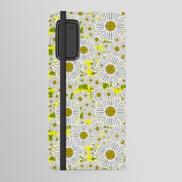 Daisy Field Modern Spring Flowers Yellow Android Wallet Case