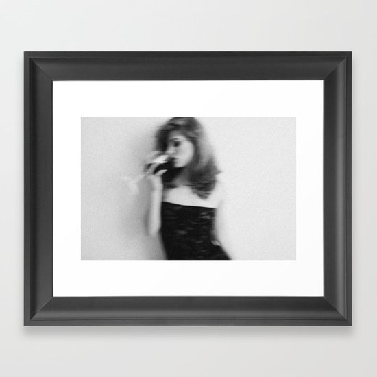 it all seems so... Framed Art Print