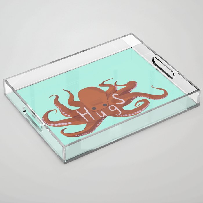 Octopus Hugs Acrylic Tray