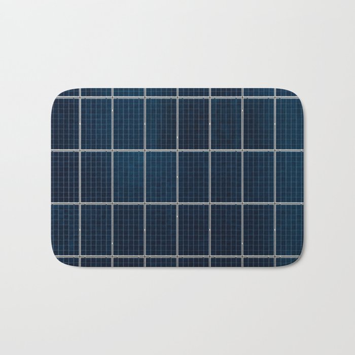 Solar Panel Pattern Color Bath Mat By Nocolordesigns Society6