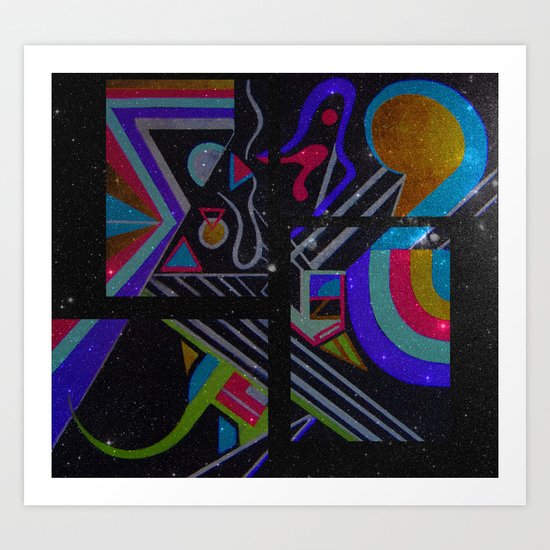 Pastel Series Nebulae Art Print