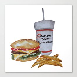 Cook Out Tray Canvas Print