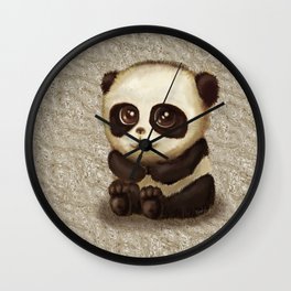 Cute Panda Wall Clock