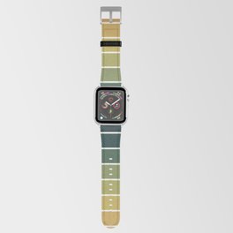 Gradient Arch XXVI Green Tones Mid Century Modern Rainbow Apple Watch Band