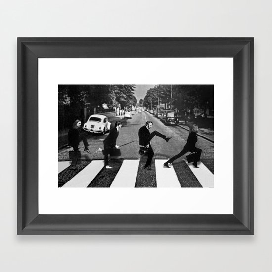 Silly Road Framed Art Print