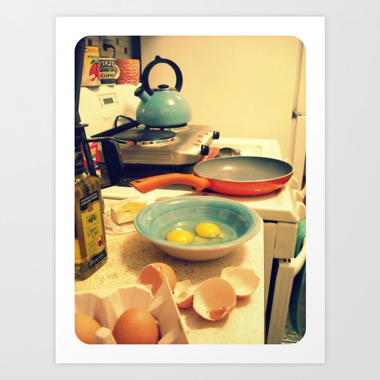 Sunday Morning Breakfast Art Print