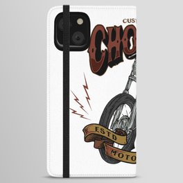 Chopper Motorcycle iPhone Wallet Case