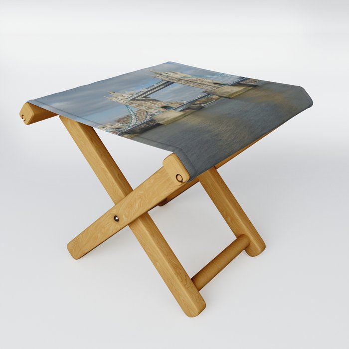 Great Britain Photography - Tower Bridge In The Center Of London Folding Stool