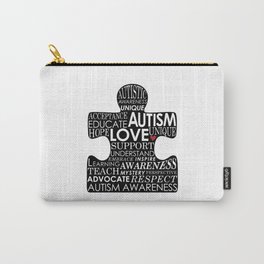 Autism Awareness Love © GraphicLoveShop Carry-All Pouch