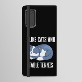 I like Cats and Table Tennis Gift Android Wallet Case