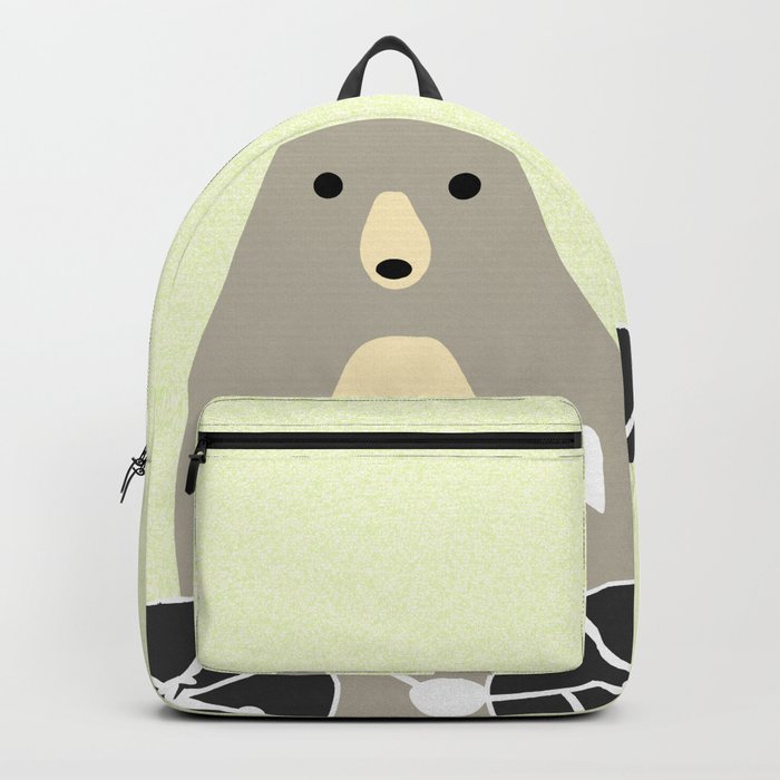 Bear with bike Backpack