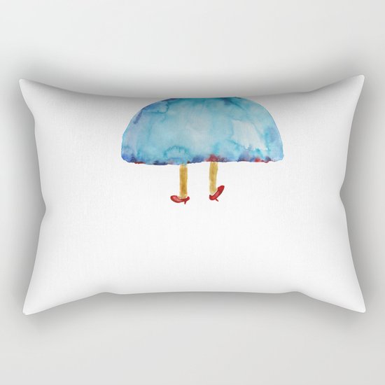 'I am leaving!' Rectangular Pillow