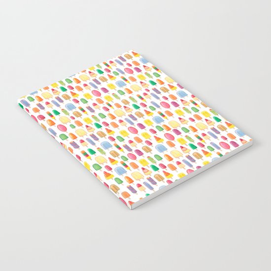 Ice Lolly, Popsicle, Ice Cream, Print. Notebook