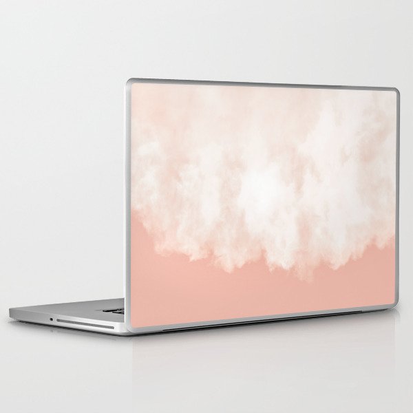 Cotton candy in beige pink Laptop & iPad Skin