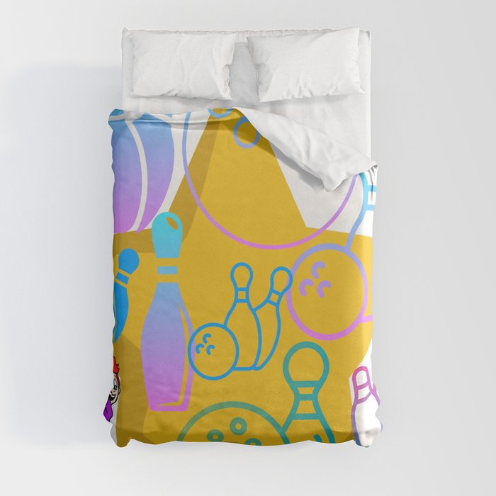 Bowling Star Duvet Cover