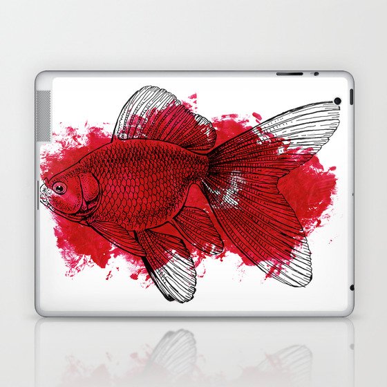 big red fish Laptop & iPad Skin