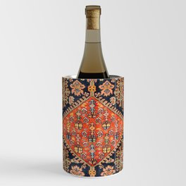 Hamadan  Antique West Persian Rug Print Wine Chiller