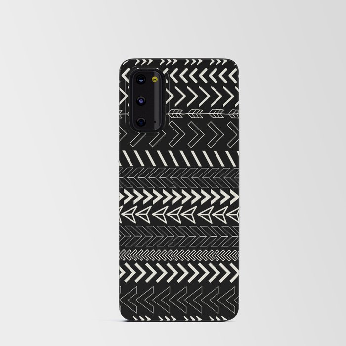 Monochrome Chevrons Android Card Case
