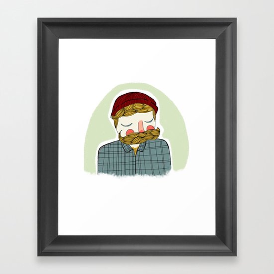 Mountain Man Framed Art Print