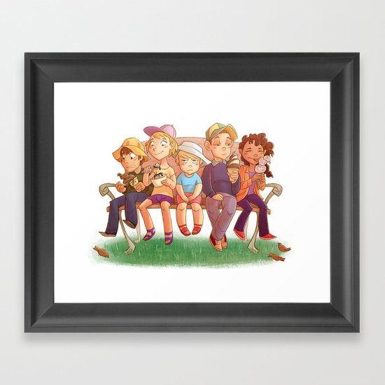 Ice Cream Framed Art Print