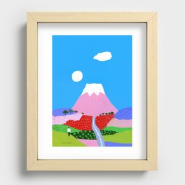The earth is forever. Recessed Framed Print