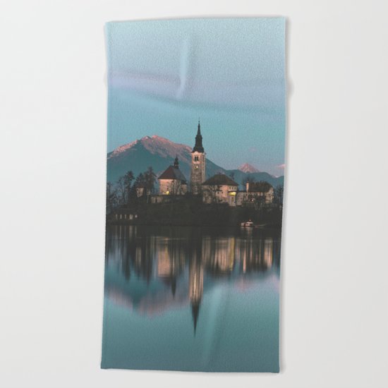 Bled, Slovenia III Beach Towel