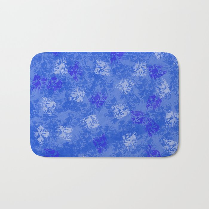 A Blue Winter Wonderland Bath Mat