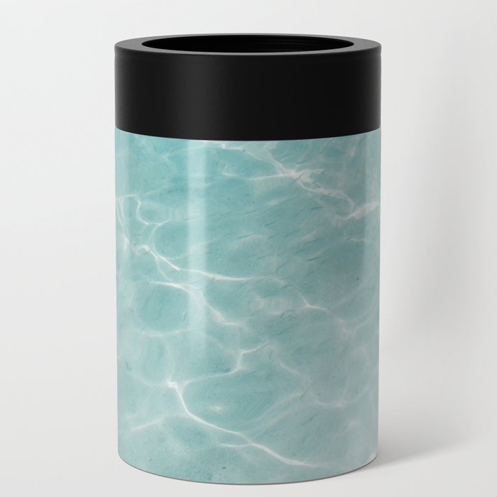 Crystal Clear Soft Turquoise Ocean Dream #1 #wall #art #society6 Can Cooler