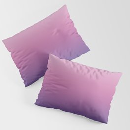 Pink Ultra Violet Ombre Gradient Pattern Pillow Sham