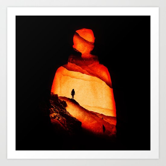 Love Aloneness Art Print