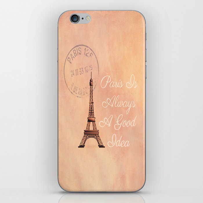 Vintage Paris is Always a Good Idea  iPhone Skin
