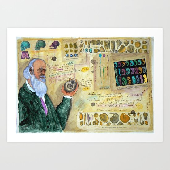 DO THE EVOLUTION Art Print