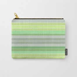 stripes sage green palette Carry-All Pouch