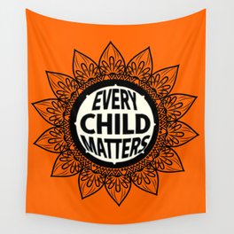 Orange day - Every child matters canada Wall Tapestry