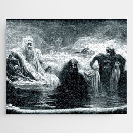 The damned souls of the River Styx Jigsaw Puzzle