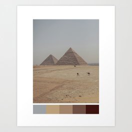 ArtWork Pyramids of Egypt Art work photo Art Print Art Print