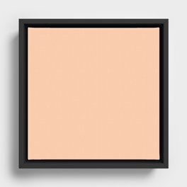 Blushing Cherub Framed Canvas