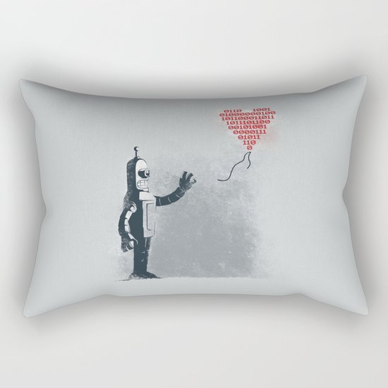 Binary Art Rectangular Pillow