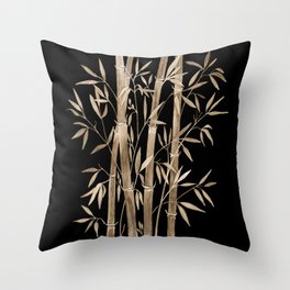 Bamboo 2 Throw Pillow
