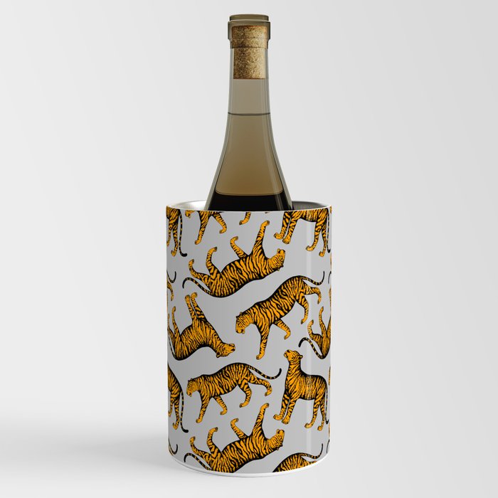 Tigers (Gray and Marigold) Wine Chiller