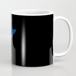 Smug Smile Blue Coffee Mug