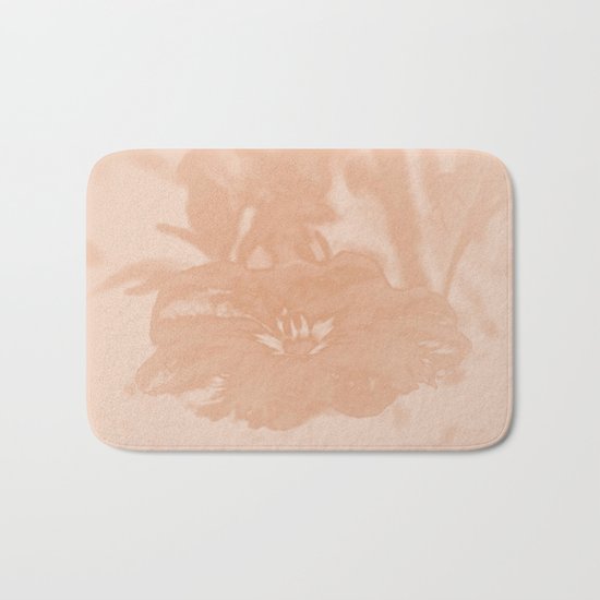 Bloom in Peach Tone Bath Mat