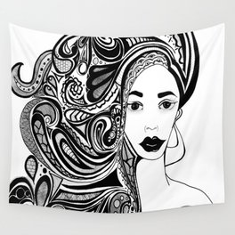 Girl. Wall Tapestry